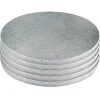 Cerf Dellier Cake Drums Ronds Argent Ø 40 cm (x5)