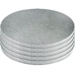 Cerf Dellier Cake Drums Ronds Argent Ø 35 cm (x5)