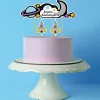 Cerf Dellier Cake topper assortis "Joyeux anniversaire" thème Galaxie
