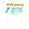 Cerf Dellier Cake topper banderole anniversaire