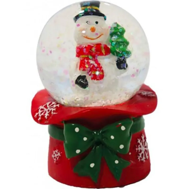 Cerf Dellier Cake Topper Boule à neige Bonhomme de neige