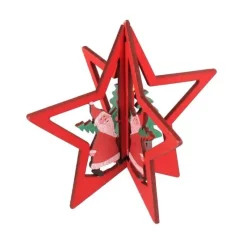 Cerf Dellier Cake Topper Etoile de Noël