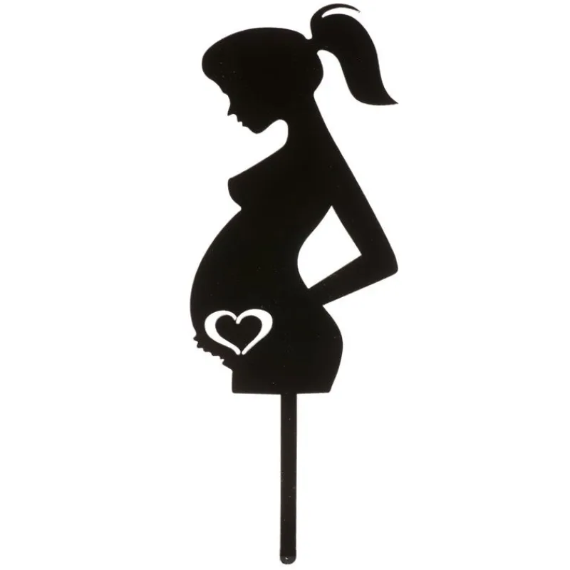 Cerf Dellier Cake topper Femme enceinte