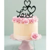 Cerf Dellier Cake Topper Love