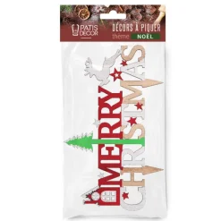 Cerf Dellier Cake topper Merry Christmas