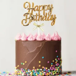 Cerf Dellier Cake topper "Happy birthday" 3