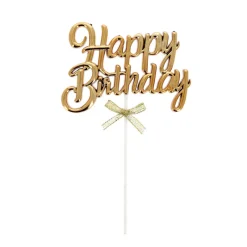 Cerf Dellier Cake topper "Happy birthday" 3