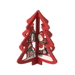 Cerf Dellier Cake Topper Sapin de Noël