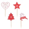 Cerf Dellier Cake toppers mix de Noël 2