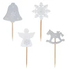 Cerf Dellier Cake toppers mix de Noël 4