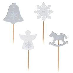 Cerf Dellier Cake toppers mix de Noël 4