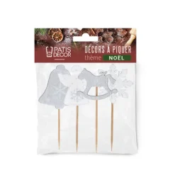Cerf Dellier Cake toppers mix de Noël 4