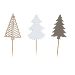 Cerf Dellier Cake toppers sapins