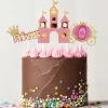 Cerf Dellier Cakes toppers Anniversaire princesses 2 (x3)