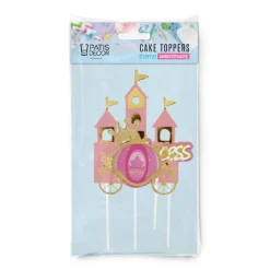 Cerf Dellier Cakes toppers Anniversaire princesses 2 (x3)