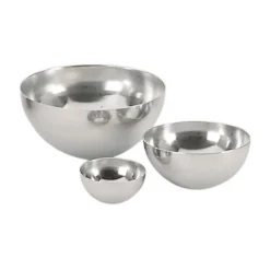 Cerf Dellier Calotte demi-sphère inox H 5,9 cm Ø 12 cm De Buyer
