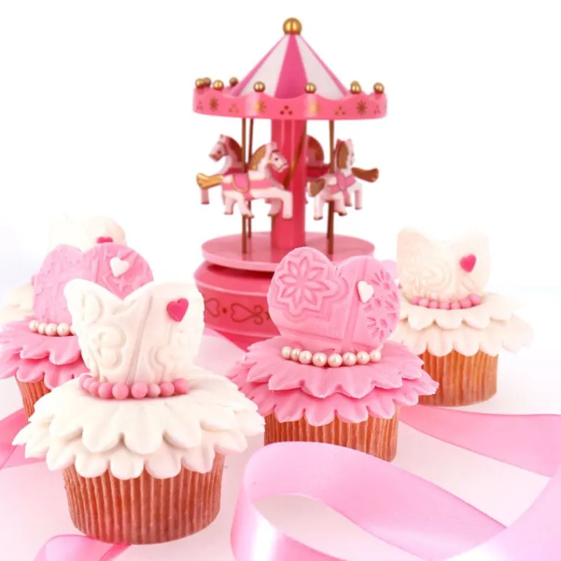 Cerf Dellier Carrousel musical rose