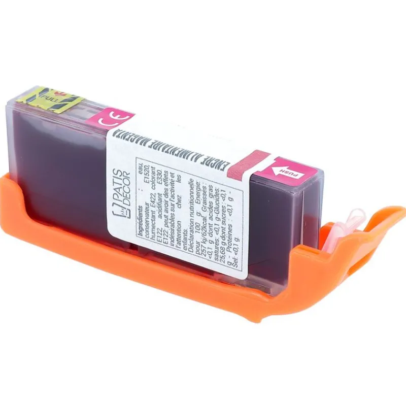 Cerf Dellier Cartouche d'encre alimentaire magenta pour MG5150/MG5250/MG5350/IP4850