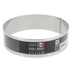 Cerf Dellier Cercle à mousse inox H 4,5 cm Ø 16 cm