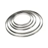 Cerf Dellier Cercle à tarte inox à bords roulés H 2 cm