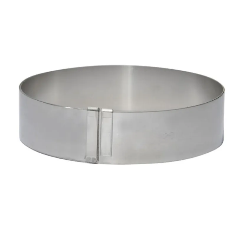 Cerf Dellier Cercle gradué inox extensible 18 à 36 cm H 4,5 cm De Buyer