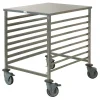 Cerf Dellier Chariot de fermentation inox 60x80 cm entrée 600 8 niveaux