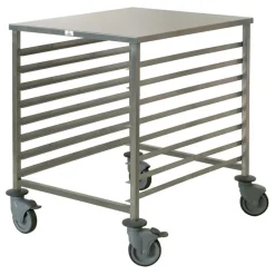Cerf Dellier Chariot de fermentation inox 60x80 cm entrée 600 8 niveaux