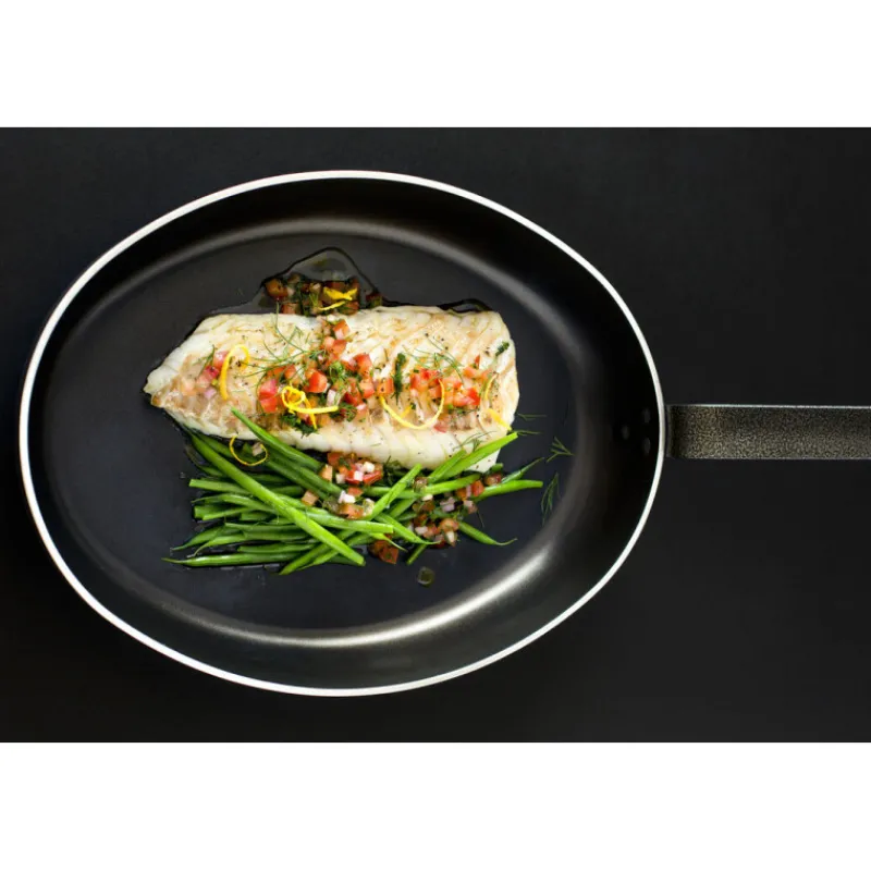 Cerf Dellier Chef poêle ovale anti-adhérente 36 cm