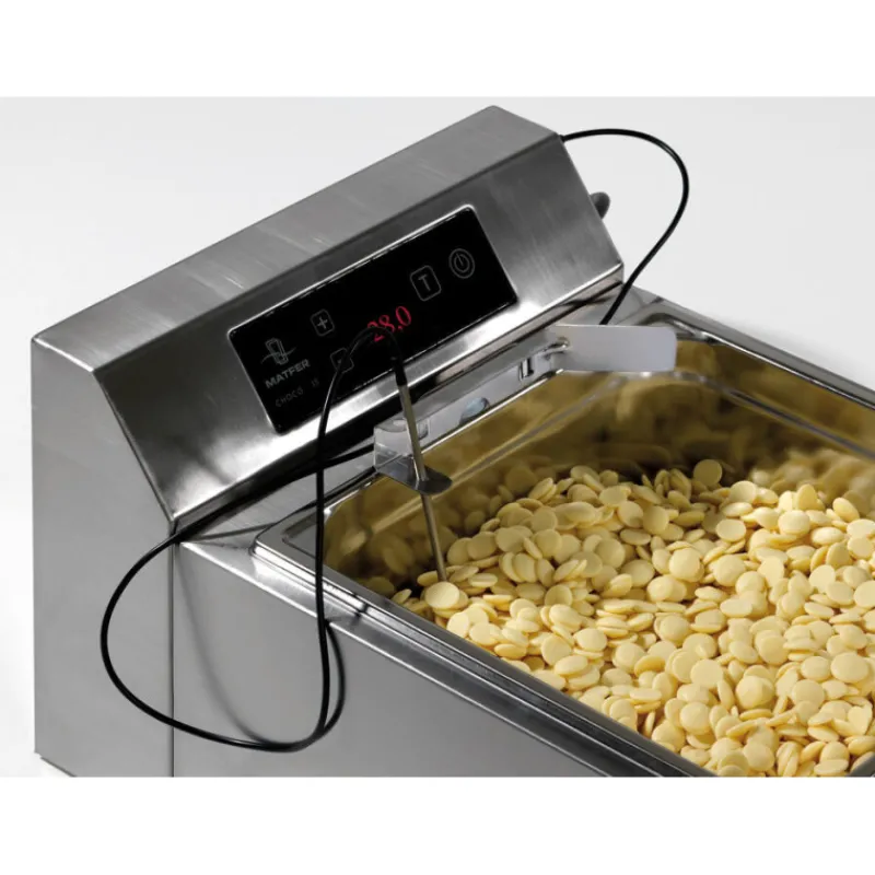 Cerf Dellier Choco sonde inox avec fil et support pour tous modèles trempeuses et tempéreuses