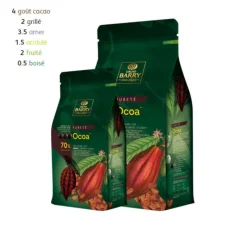 Cerf Dellier Chocolat de Couverture Noir Ocoa 70 % 5 Kg