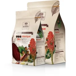 Cerf Dellier Chocolat de Couverture Noir origine Mexique 66 % 2,5 Kg