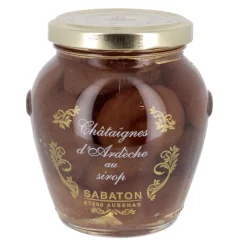 Cerf Dellier Châtaignes d'Ardèche au sirop AOP Sabaton 380 g