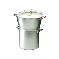 Cerf Dellier Classe Alu couscoussier avec couvercle 36 cm