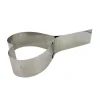 Cerf Dellier Coeur inox extensible 12 à 26 cm H 7 cm