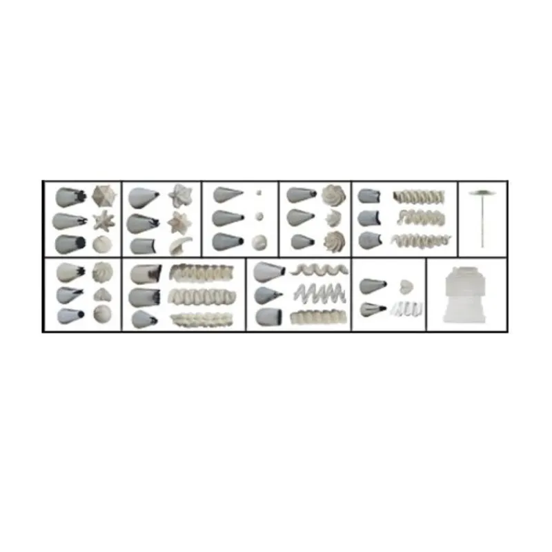 Cerf Dellier Coffret 26 douilles décors inox