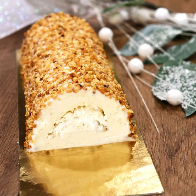 Cerf Dellier Coffret Bûche de Noël Glacée