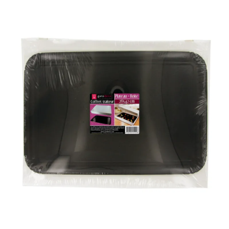 Cerf Dellier Coffret traiteur plateau et boîte 43 x 29 cm