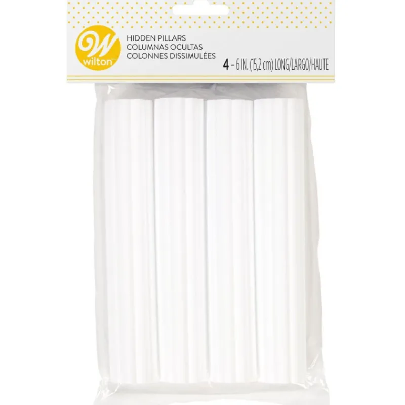 Cerf Dellier Colonnes pour pièce montée Wilton 15 cm (x4)