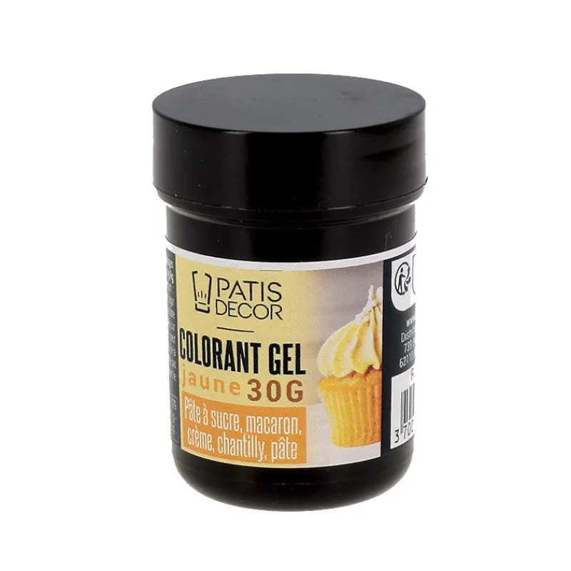 Cerf Dellier Colorant gel jaune Patisdécor
