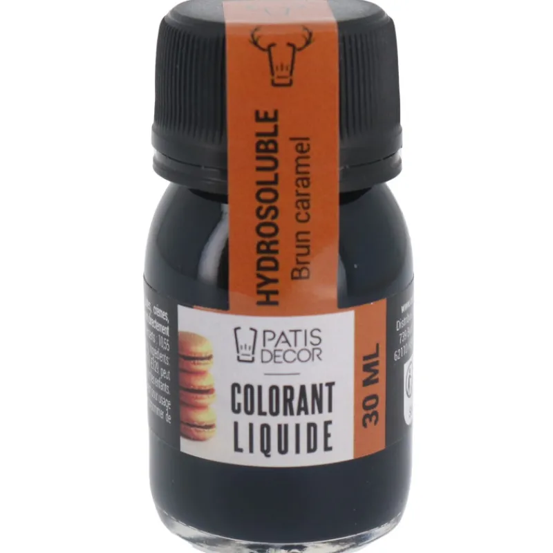 Cerf Dellier Colorant liquide hydrosoluble brun caramel 30 ml