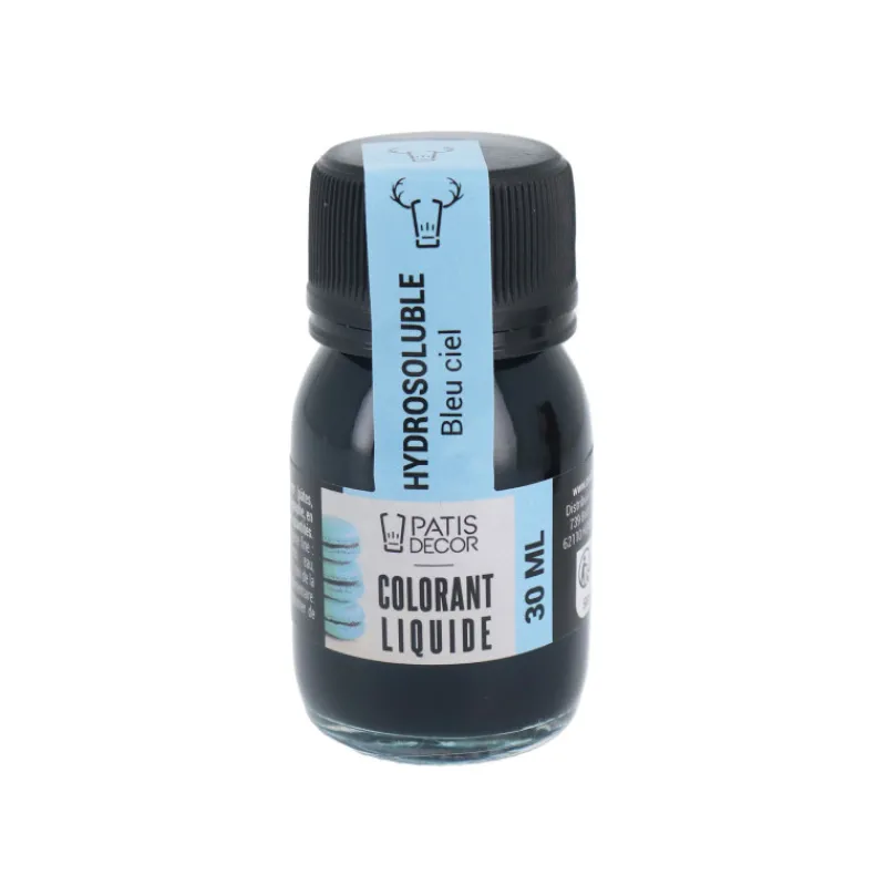 Cerf Dellier Colorant liquide hydrosoluble bleu ciel 30 ml