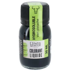 Cerf Dellier Colorant liquide hydrosoluble vert pistache 30 ml