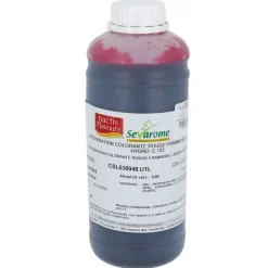 Cerf Dellier Colorant liquide hydrosoluble rouge framboise 1L