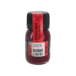 Cerf Dellier Colorant liquide liposoluble rouge naturel 30 ml