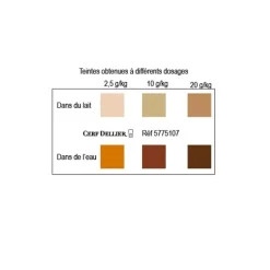 Cerf Dellier Colorant poudre alimentaire Café 100 g