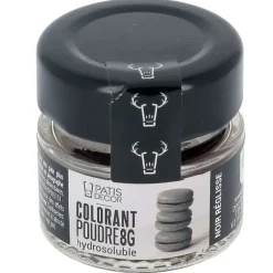Cerf Dellier Colorant poudre hydrosoluble noir réglisse 8 g