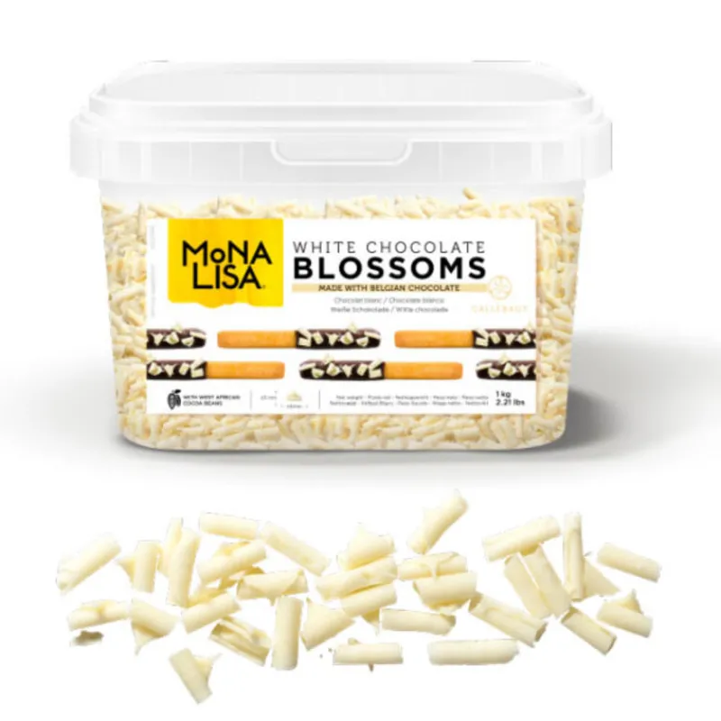 Cerf Dellier Copeaux de chocolat blanc Mona Lisa 1 kg