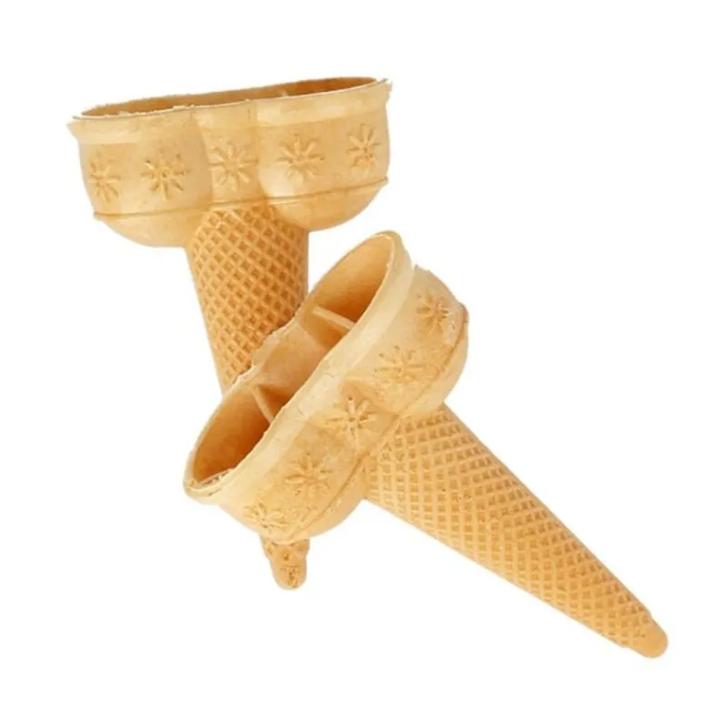 Cerf Dellier Cornets à glace en azyme aux édulcorants - 2 boules (x 18)