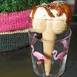 Cerf Dellier Cornets à glace en azyme aux édulcorants - 2 boules (x 18)