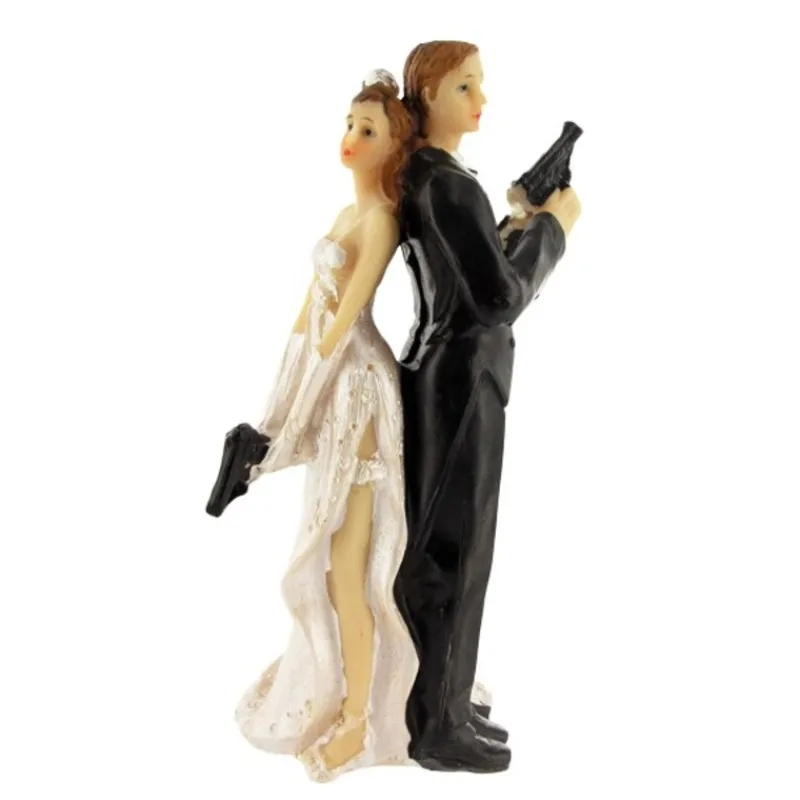 Cerf Dellier Couple de mariés Agents Secrets